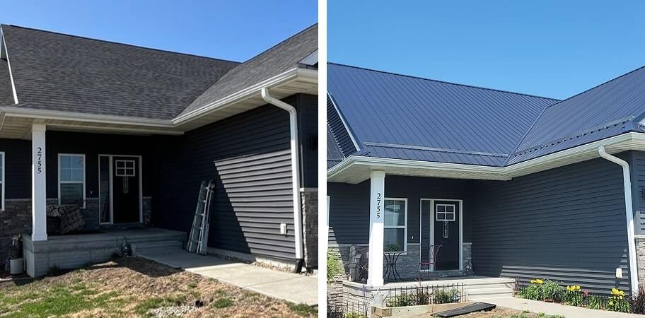 Metal Roof Installation in Cedar Rapids, IA