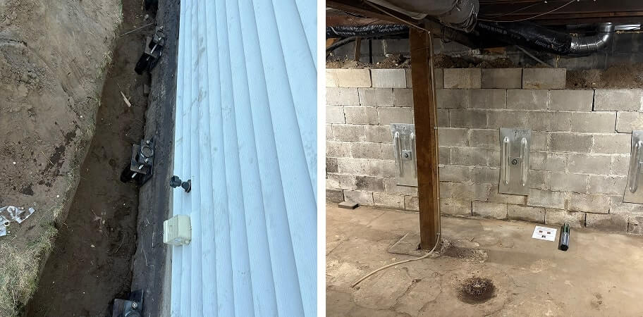 Piering and Wall Anchor Installation in Waterloo, IA