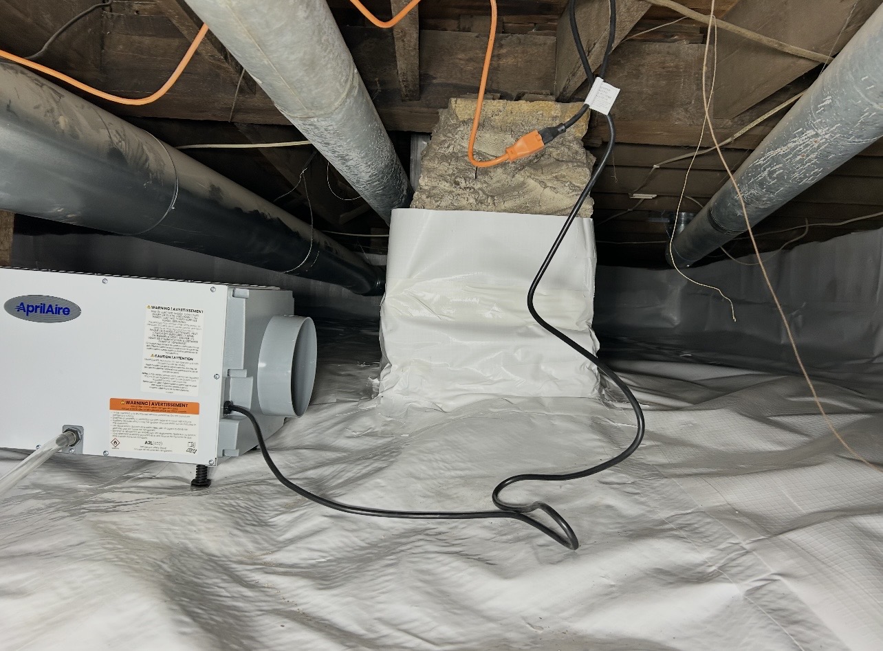 Crawl Space Encapsulation Installation in Marion, IA