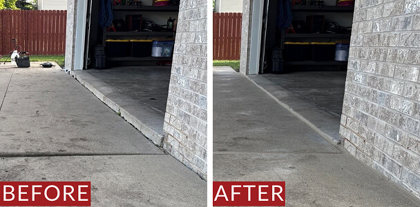 Concrete leveling and caulking in LeClaire, IA