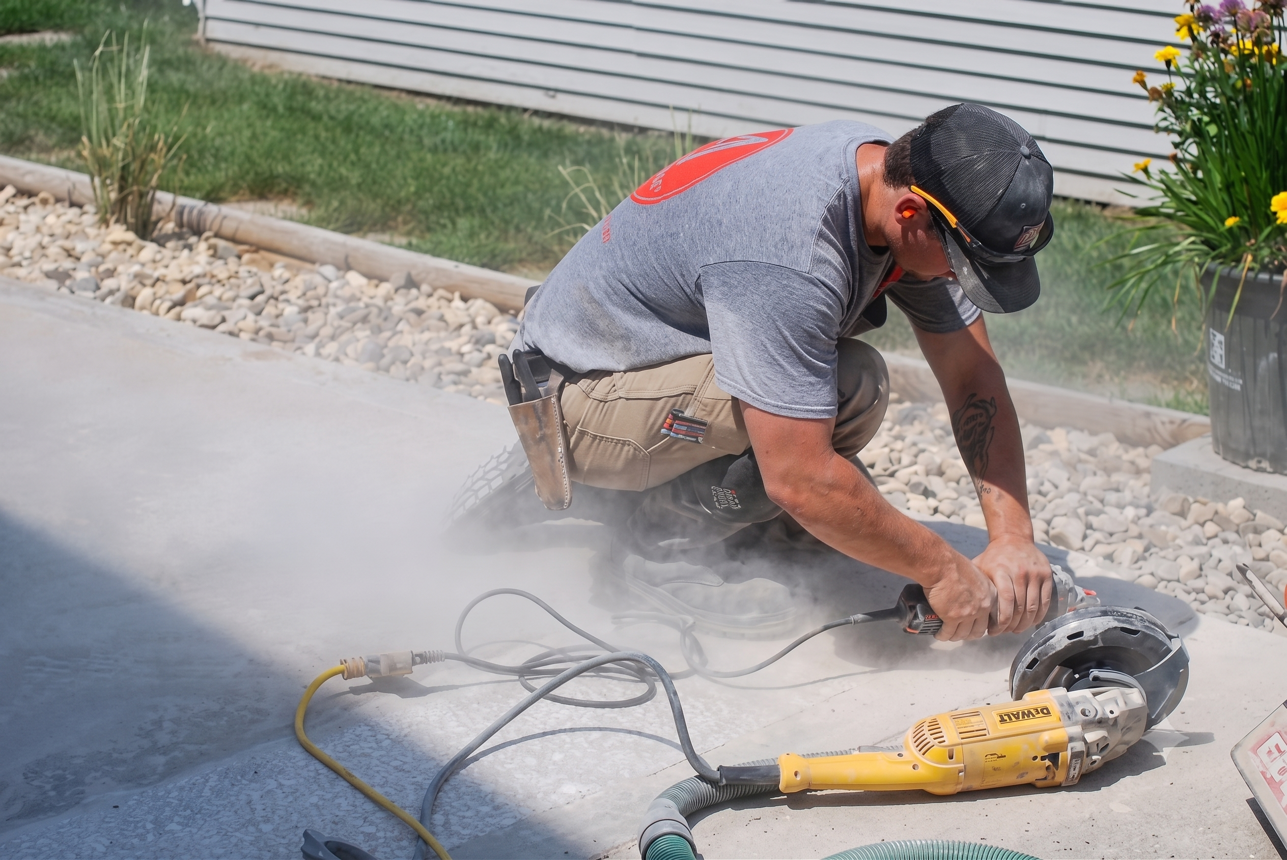 Slab concrete cutting service in Eastern Iowa
